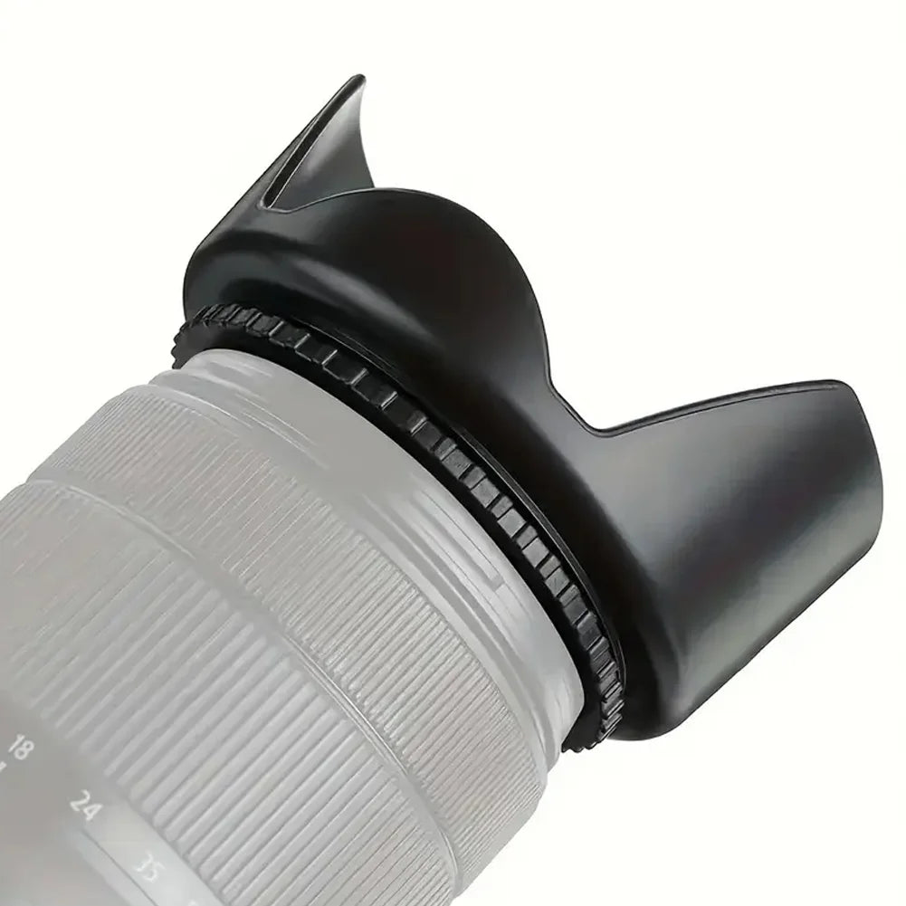 MYOBO Camera Lens Hood - 49 52 58 55 62 67 72 77 82 mm for Canon Nikon Sony DSLR SLR Camera Lente Protector Shade