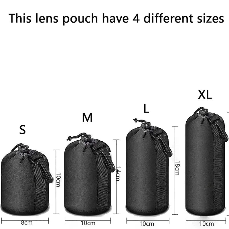 Selens Fashion Portable Protective DSLR Camera Drawstring Soft Lens Pouch Bag Waterproof photo studio kits Photography Props