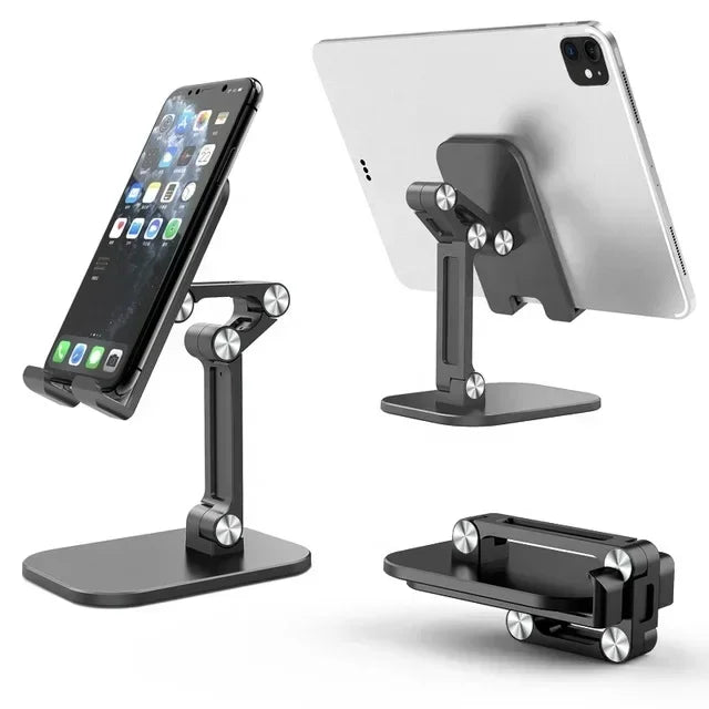 Desk Mobile Phone Holder Stand For IPhone IPad Xiaomi Adjustable Foldable Desktop Tablet Holder Universal Table Cell Phone Stand