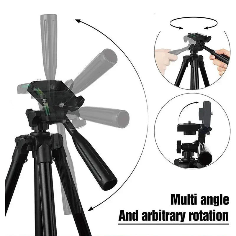 102cm Camera Tripod Stand Professional Video for Phone Selfie Remote Control Extendable Photography